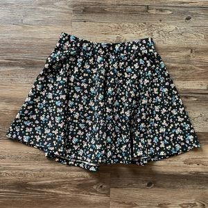 Olsenboye Floral Skater Skirt